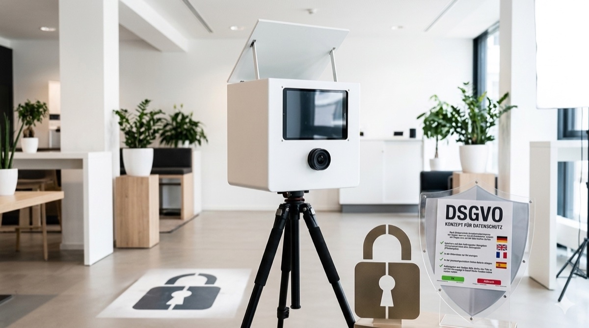 Fotobox Datenschutz: DSGVO-konform feiern mit dem SmileCube