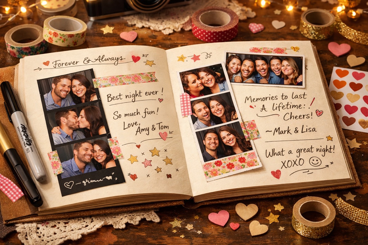 Fotobox Gästebuch -- Die perfekte Erinnerung an dein Event
