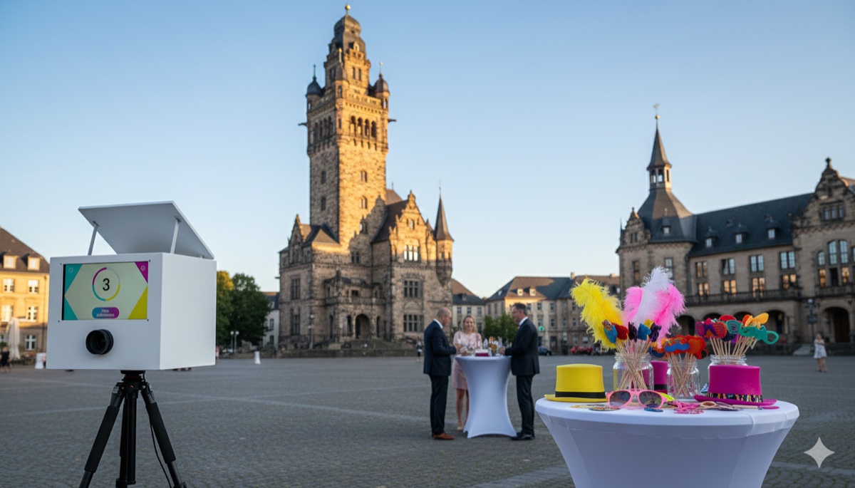 Fotobox mieten Darmstadt: SmileCube für dein Event in der Wissenschaftsstadt
