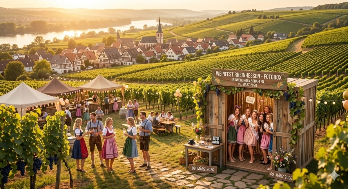 Fotobox mieten in Rheinhessen: Dein regionaler Partner aus Ober-Olm