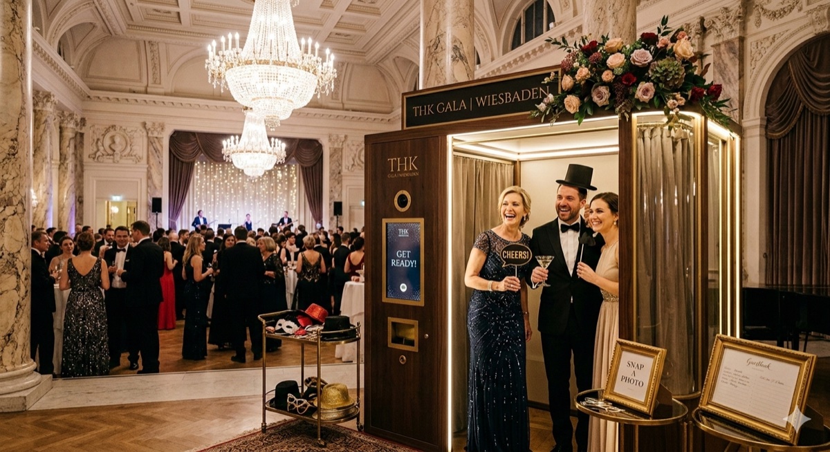 Fotobox mieten Wiesbaden -- Profi-Fotobox für dein Event