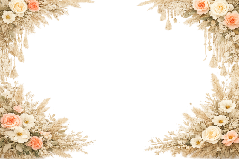 Blumen Beige