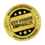 button von kunden empfohlen