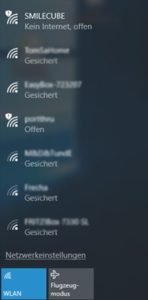 SmileCube Fotobox WLAN Verbindung